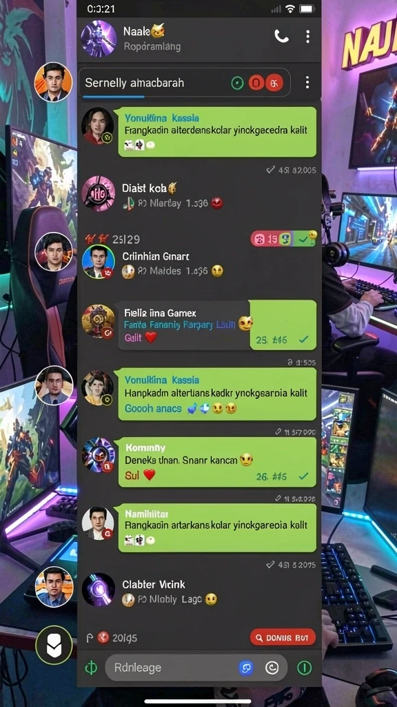 Menampilkan grafis menawan dari dunia game.