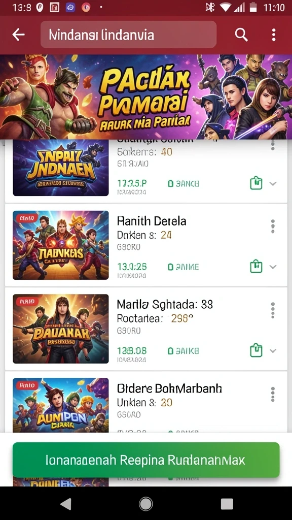 Tangkapan layar menunjukkan aksi seru dalam permainan.
