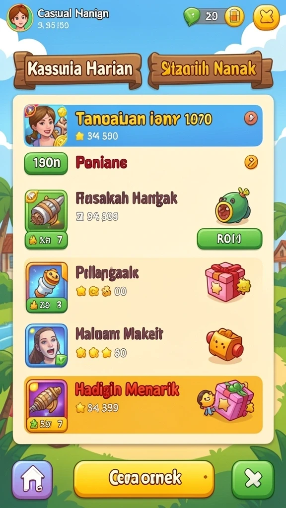 Tampilan antarmuka yang sederhana dan mudah dipahami.