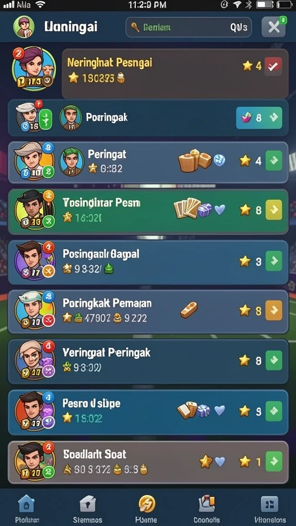 Karakter kustomisasi yang beragam dan unik.