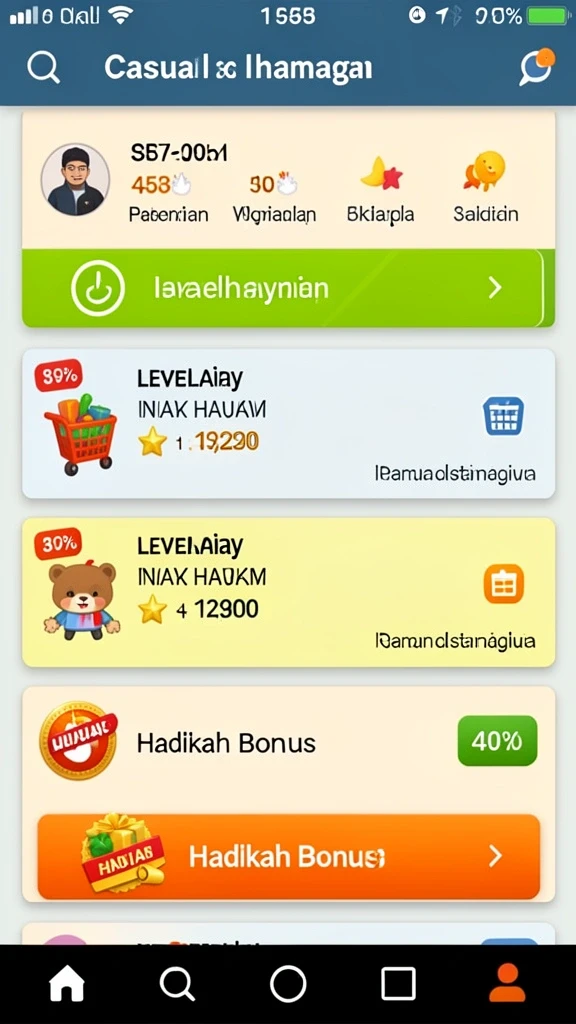 Tampilan antarmuka yang modern dan user-friendly.