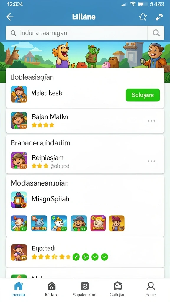 Tangkapan layar menampilkan grafis yang menawan.
