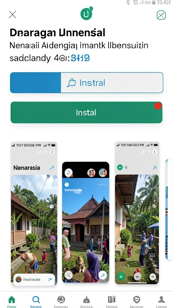 Fitur interaksi sosial yang membuat permainan lebih seru.