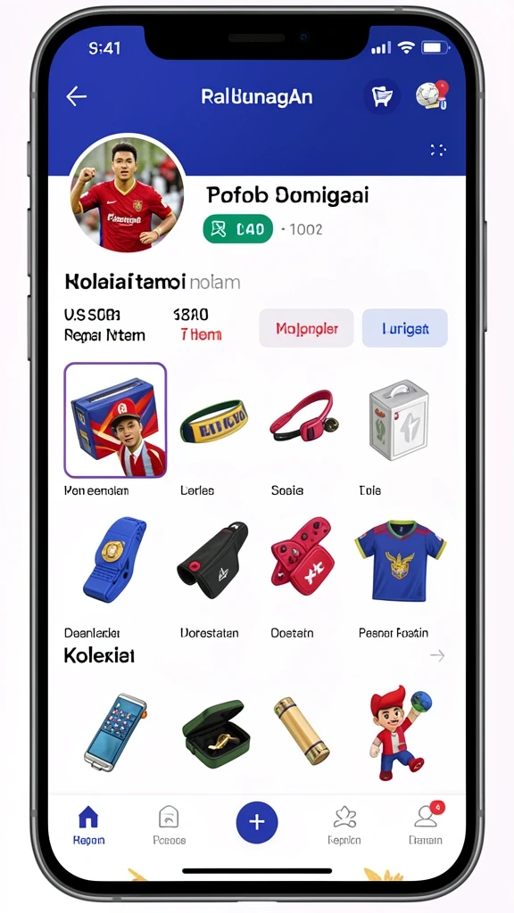 Karakter unik yang dapat dipilih pengguna.