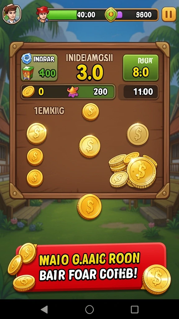 Tantangan seru dalam setiap level yang dihadirkan.