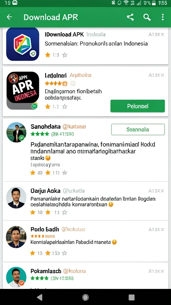 Tampilan karakter yang menarik dan beragam.