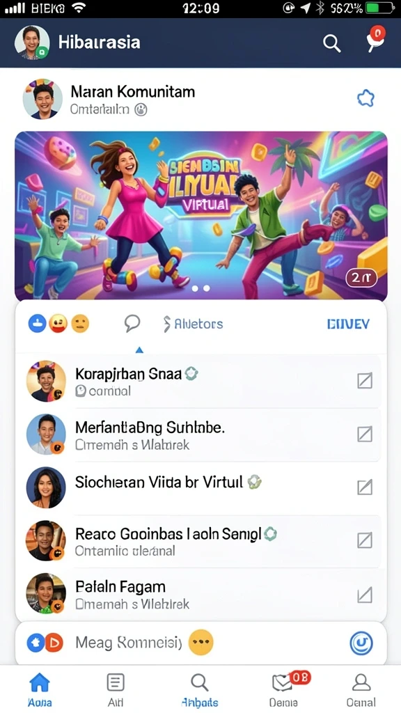 Tangkapan layar menampilkan grafik yang menawan.