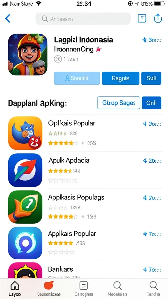 Visual menarik dari item yang bisa dikumpulkan dalam game.