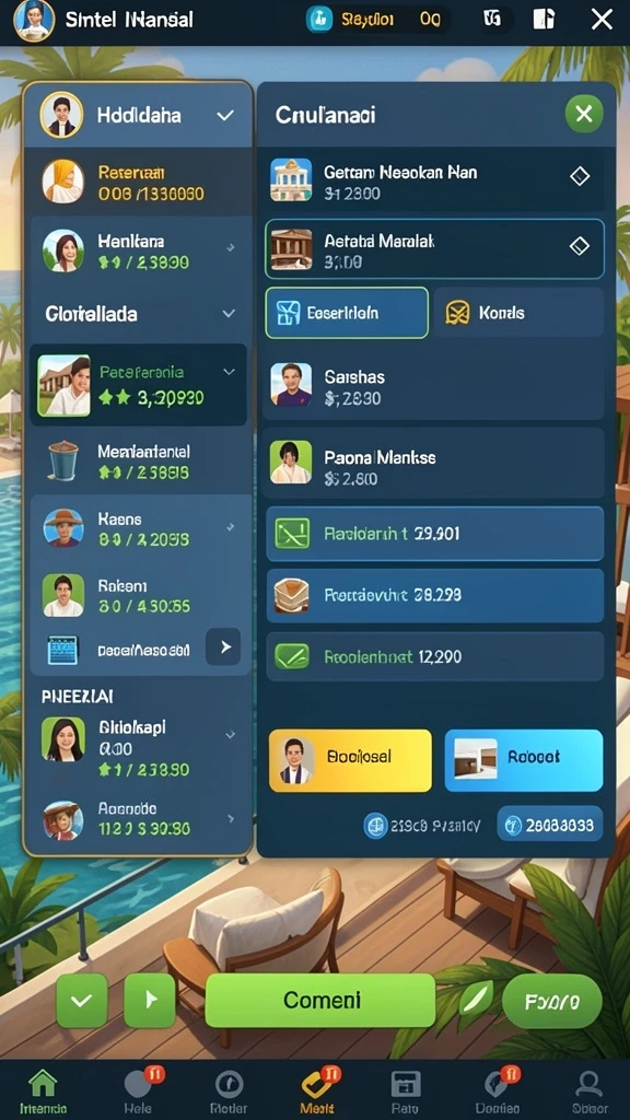 Level yang menantang dan penuh dengan rintangan.