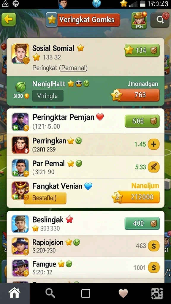 Tampilan antarmuka yang menarik dan user-friendly.