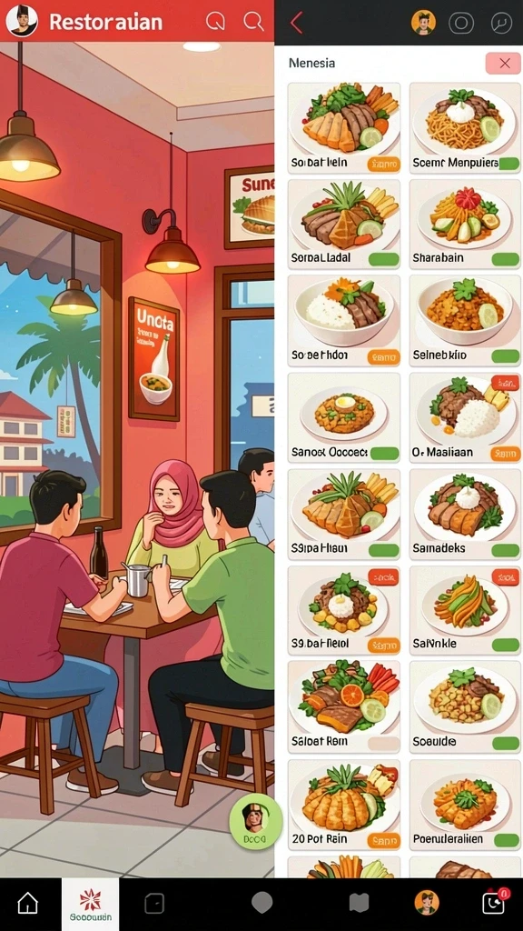 Gambaran mode permainan yang penuh aksi.
