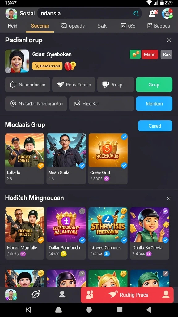 Tampilan antarmuka yang user-friendly dan menarik.