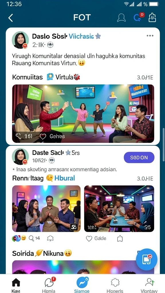 Gambar memperlihatkan pemandangan indah dunia K234.