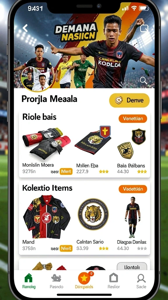 Pengguna dapat memilih dari berbagai jenis permainan.