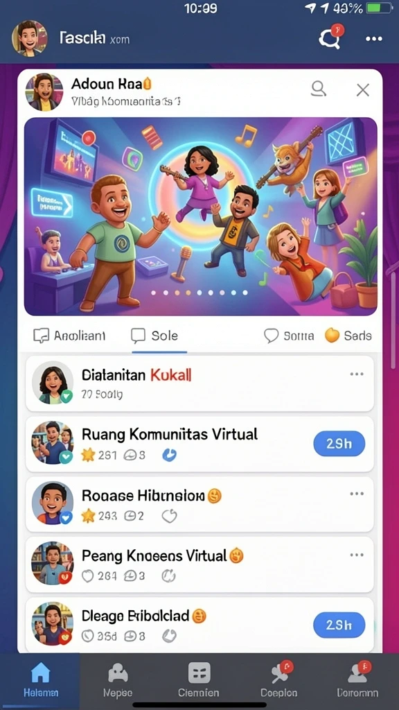 Tampilan antarmuka yang menarik dan mudah digunakan.