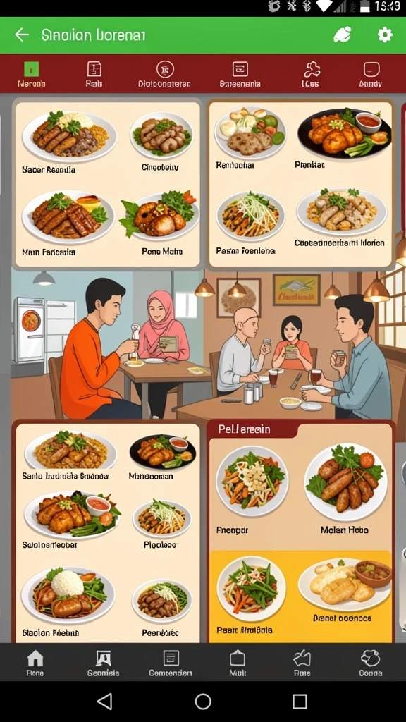 Karakter yang dapat di-upgrade dengan mudah.
