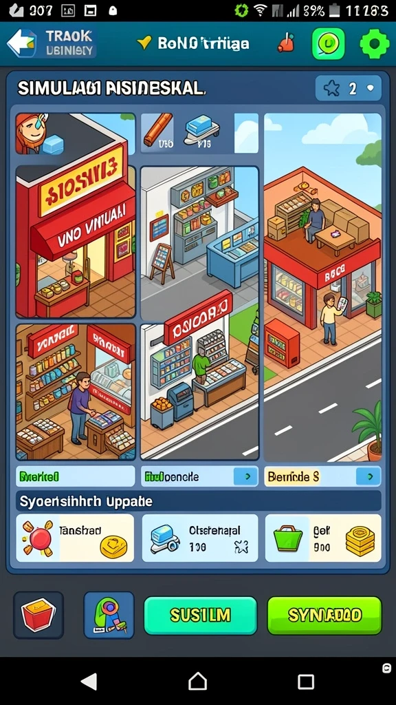 Interface yang ramah pengguna memudahkan navigasi dalam game.