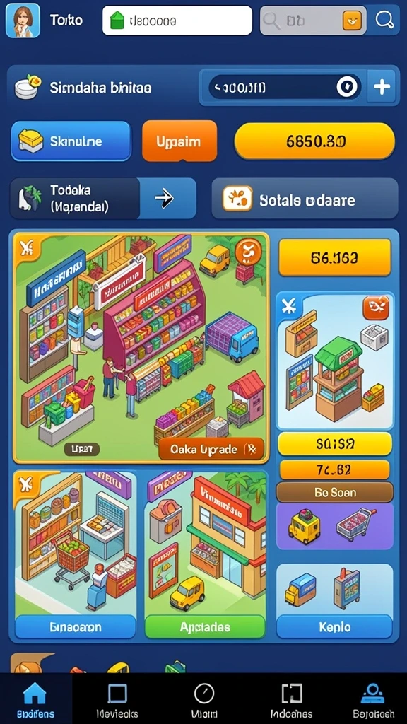 Misi yang seru dan menantang di setiap level.