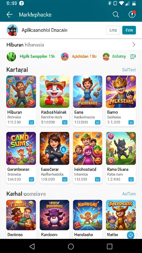 Fitur interaktif untuk bermain bersama teman.