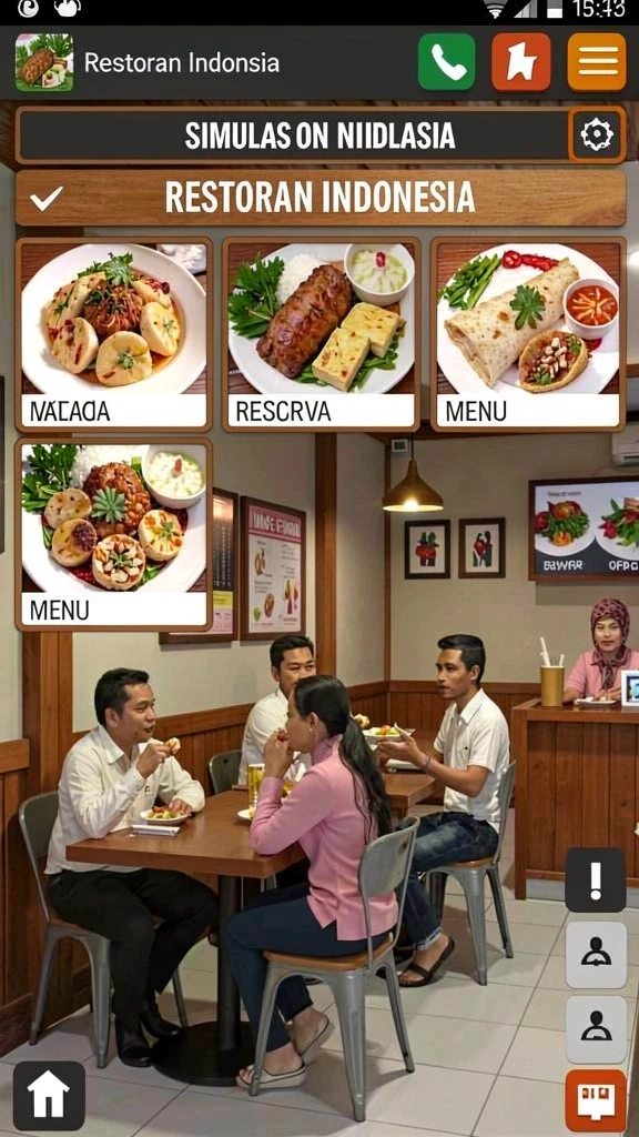 Tampilan grafis yang menawan dan interaktif.