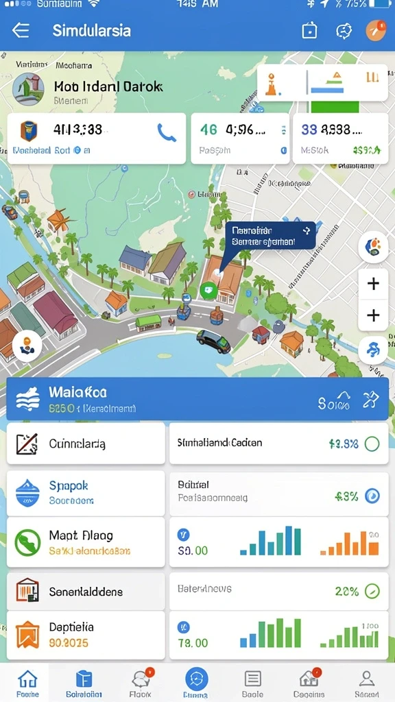 Tampilan antarmuka pengguna yang menarik.
