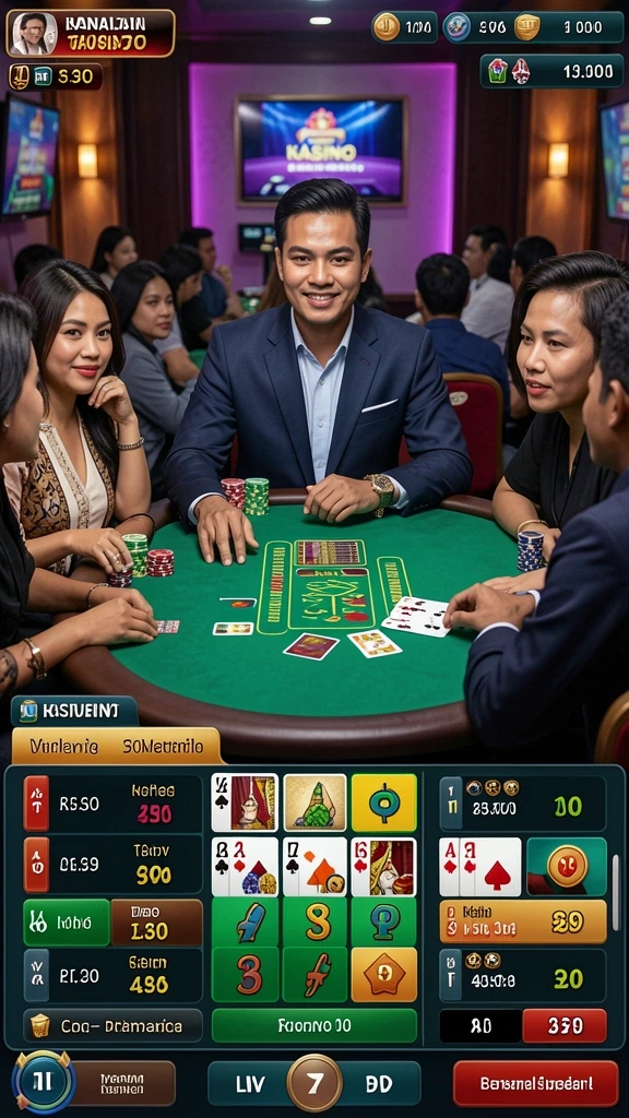 Tangkapan layar menunjukkan aksi seru di dunia RPZZZ.