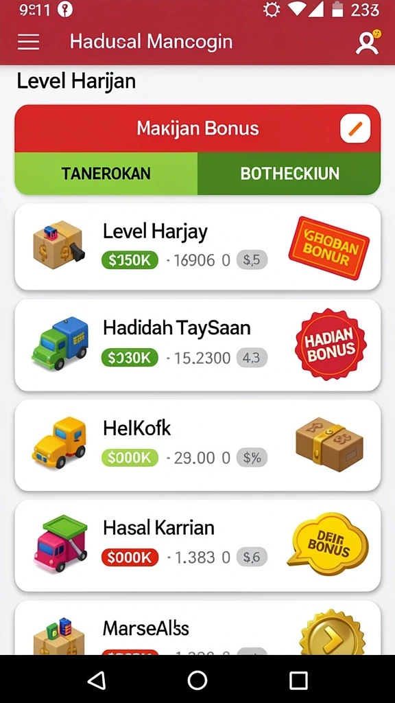 Gambaran fitur pemilihan angka yang mudah digunakan.