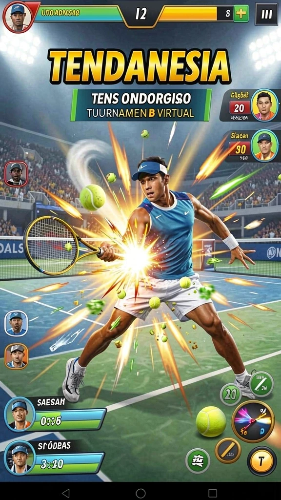 Screenshot dari salah satu level menantang di SR777.