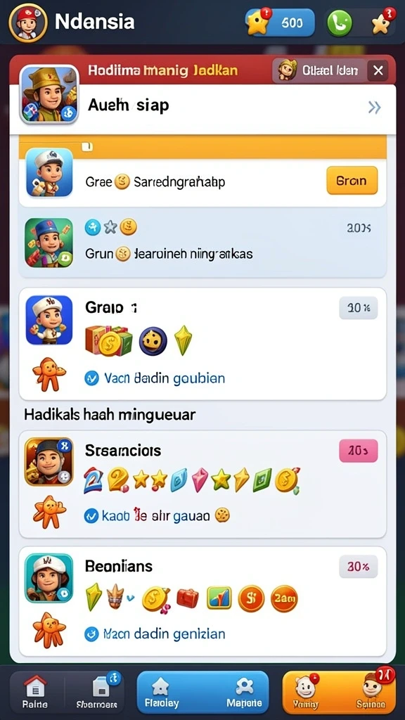Beragam pilihan permainan slot dengan tema unik.