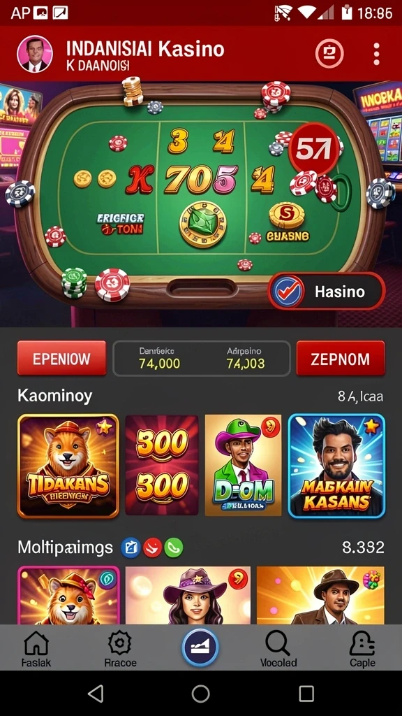Antarmuka pengguna yang intuitif dan menarik.