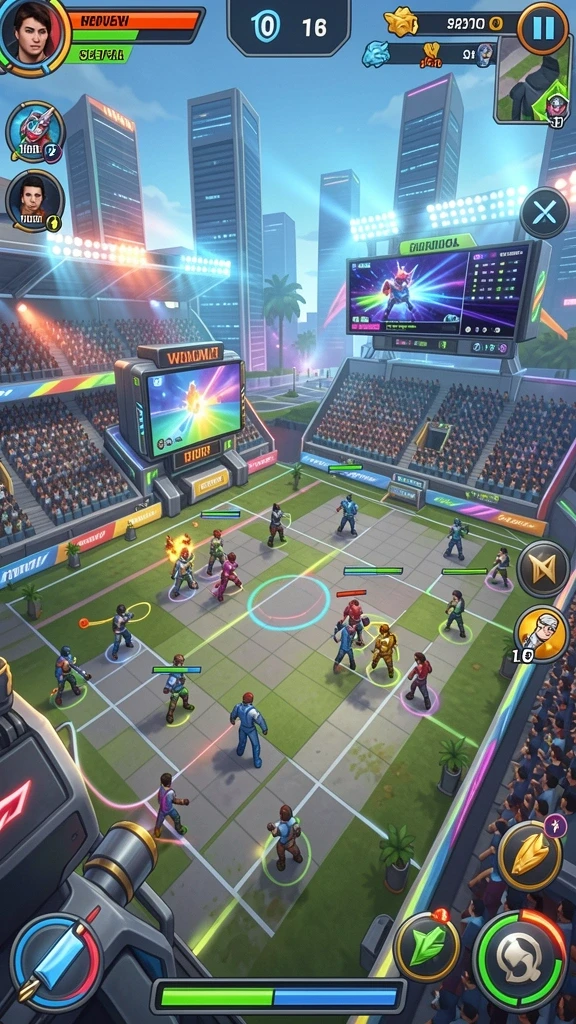 Mode multiplayer yang seru dan kompetitif.