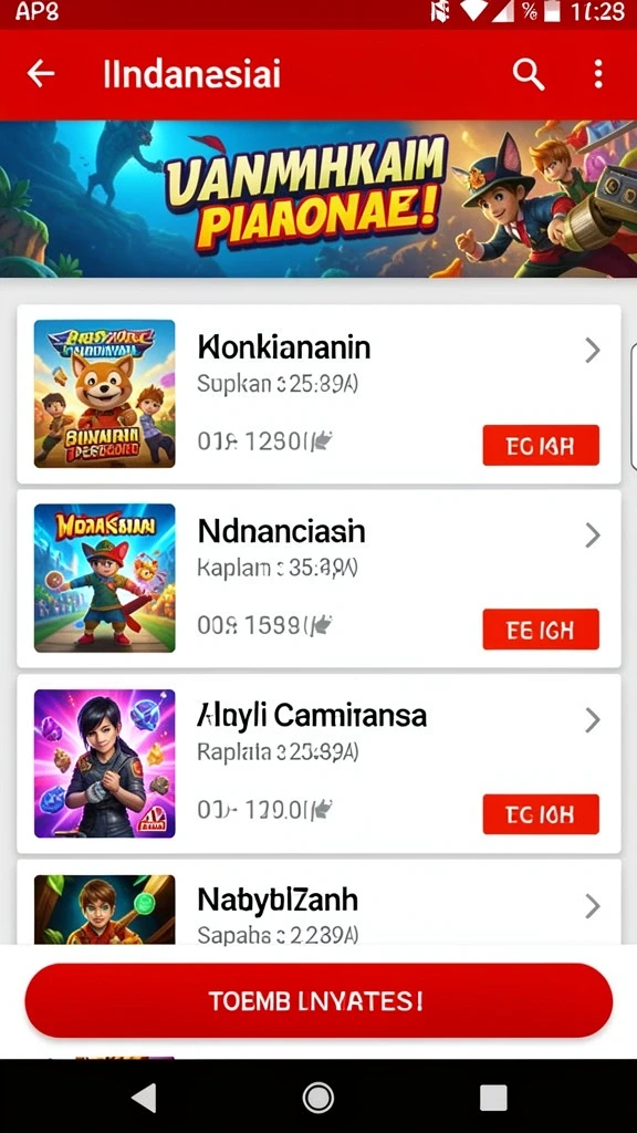 Tampilan awal aplikasi WINJKT yang menarik.