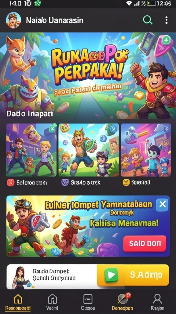 Tampilan utama aplikasi X88 yang menarik.